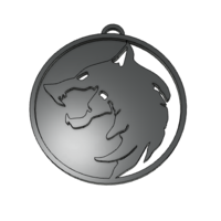 Witcher Necklace and Pedant, The Witcher Wolf Necklace - Thumbnail 7