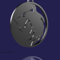 Witcher Necklace and Pedant, The Witcher Wolf Necklace - Thumbnail 8