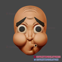 Hotaru Haganezuka Hyotokko Mask 3D Print STL - Kimetsu No Yaiba  - Thumbnail 2
