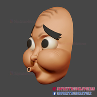 Hotaru Haganezuka Hyotokko Mask 3D Print STL - Kimetsu No Yaiba  - Thumbnail 5