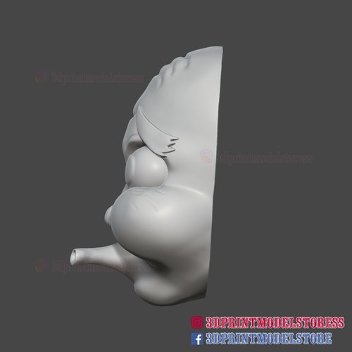 Hotaru Haganezuka Hyotokko Mask 3D Print STL - Kimetsu No Yaiba  3D Print 299279