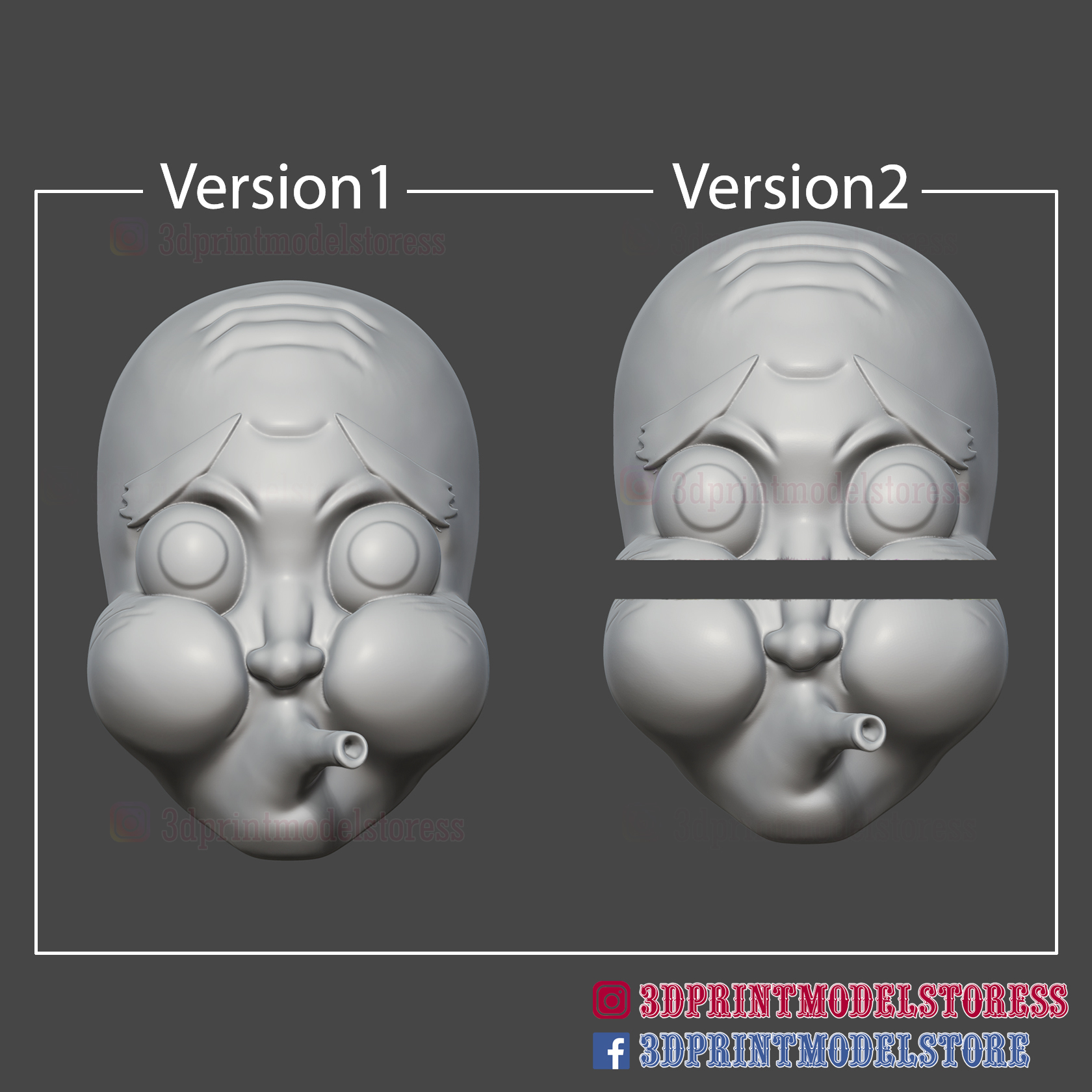 3D file File: Cosplay Demon Slayer Hotaru Haganezuka mask in digital format  📁・3D print model to download・Cults
