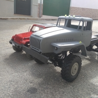 Crawler chasis 6x6 ural rc truck  - Thumbnail 8