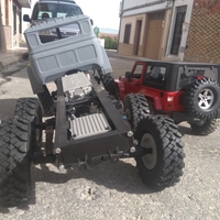 Crawler chasis 6x6 ural rc truck  - Thumbnail 14