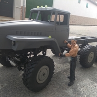 Crawler chasis 6x6 ural rc truck  - Thumbnail 17