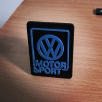 Small VW motorsport badge 3D Printing 299316