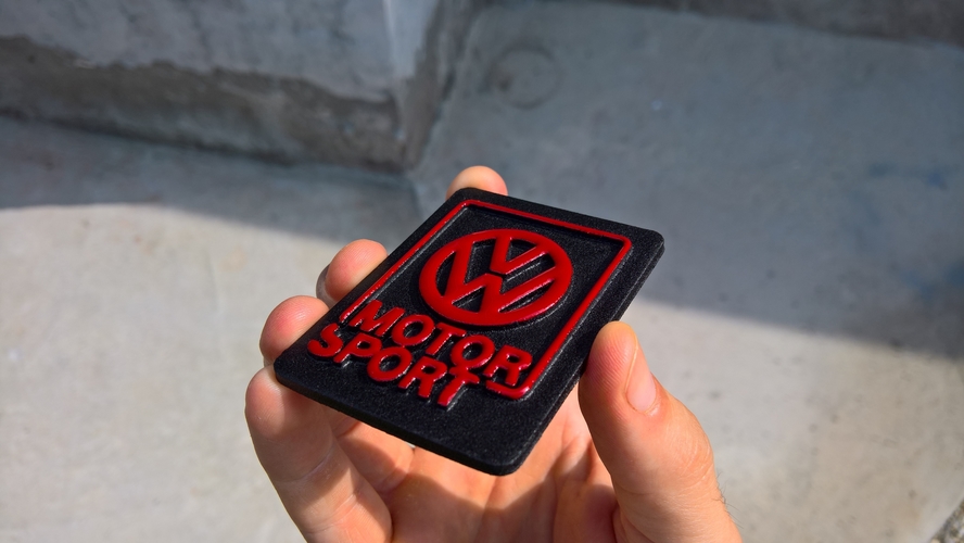 VW motorsport badge 3D Print 299321