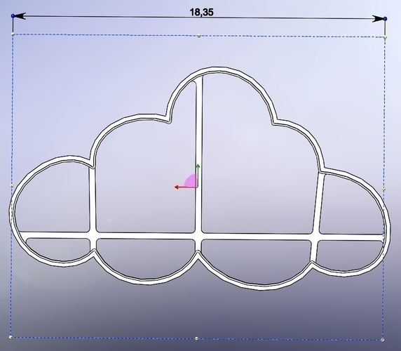 Beautiful  clouds-set 40-80-120-180(free) 3D Print 299356