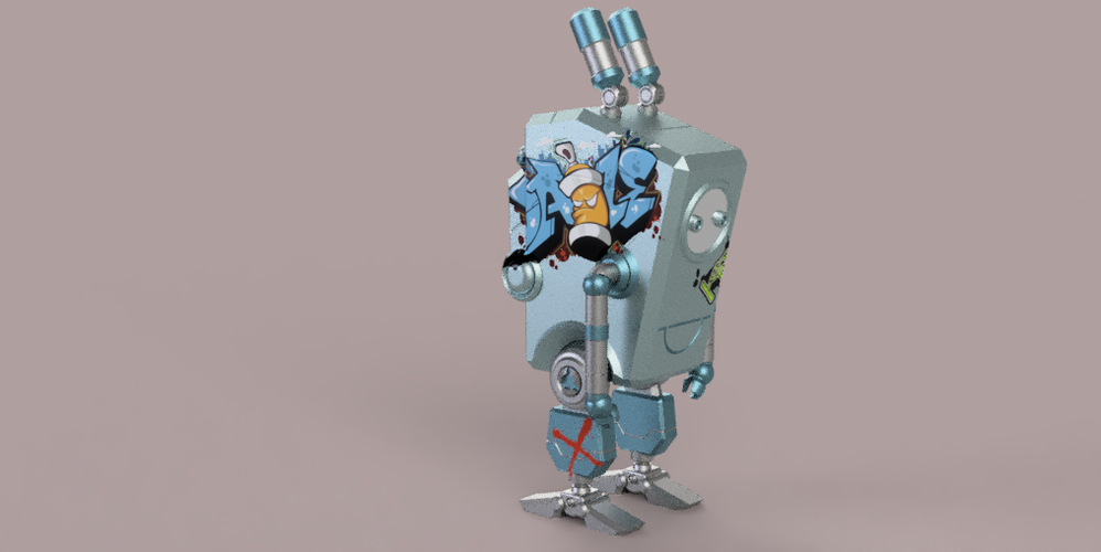 Cute Robot 3D Print 299383