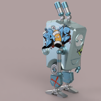 Small Cute Robot 3D Printing 299383