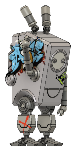 Cute Robot 3D Print 299390