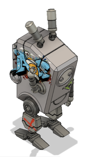 Cute Robot 3D Print 299391