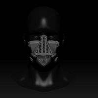 Quarantine Mask Darth Vader Style - Thumbnail 1