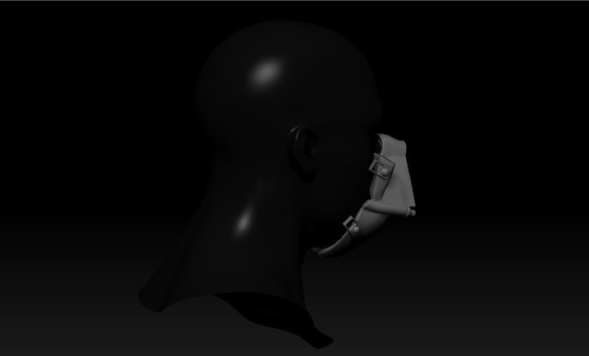 Quarantine Mask Darth Vader Style 3D Print 299410