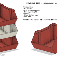 Small Stacking box 3D Printing 299426