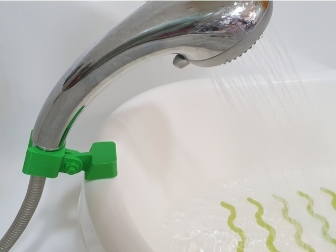 IKEA shower head holder for LÄTTSAM baby bath 3D Print 299485