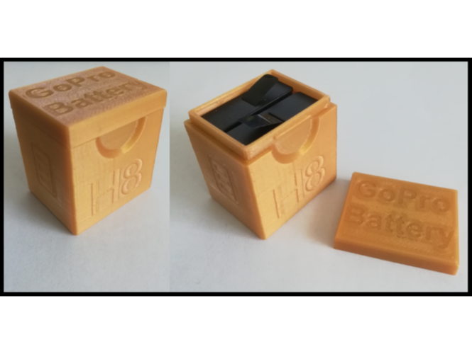 GoPro Hero 8 Battery Box 3D Print 299507