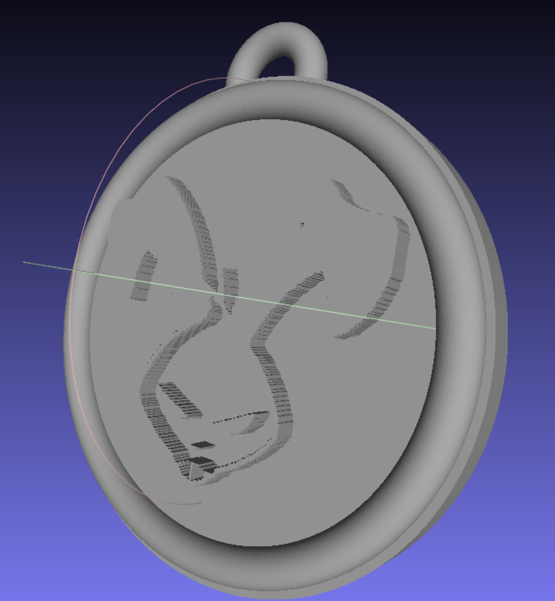 MakerTree 3D: Wicked Rabbit pendant