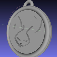 Small MakerTree 3D: Wicked Rabbit pendant 3D Printing 29953
