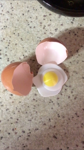 egg / miniatures fried eggs  3D Print 299542