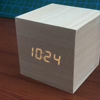 Small Cube Clock 3D Printing 299555