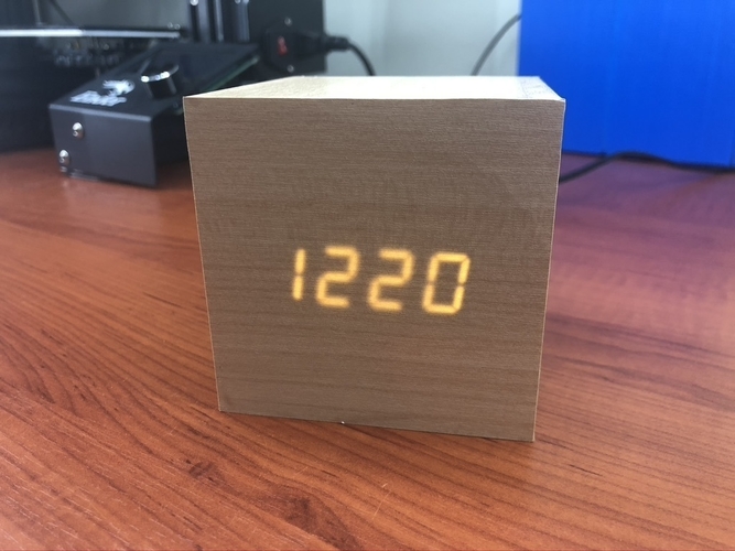 Cube Clock 3D Print 299556