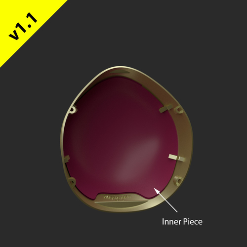 Inner Piece for v1.1 cover 3D Print 299623