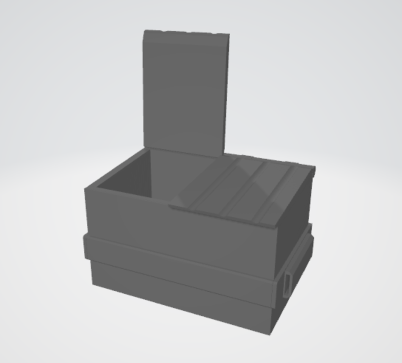 28mm Modern street accessories - Pinshape