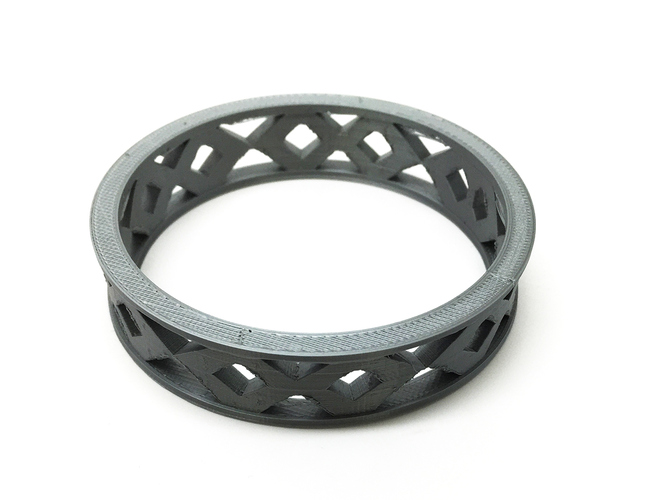 Crosshatch Bracelet 3D Print 29967