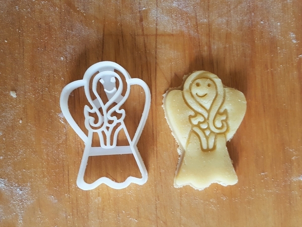 Angel cookie cutter