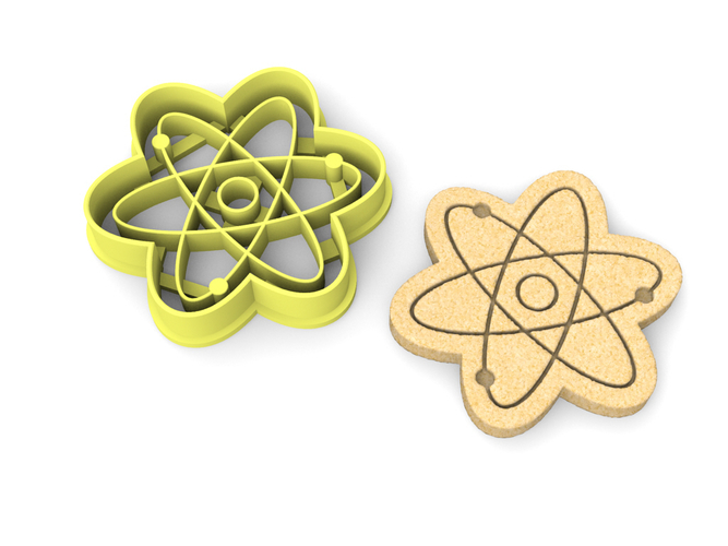 Atom Symbol cookie cutter 3D Print 299695