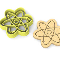 Atom Symbol cookie cutter - Thumbnail 1