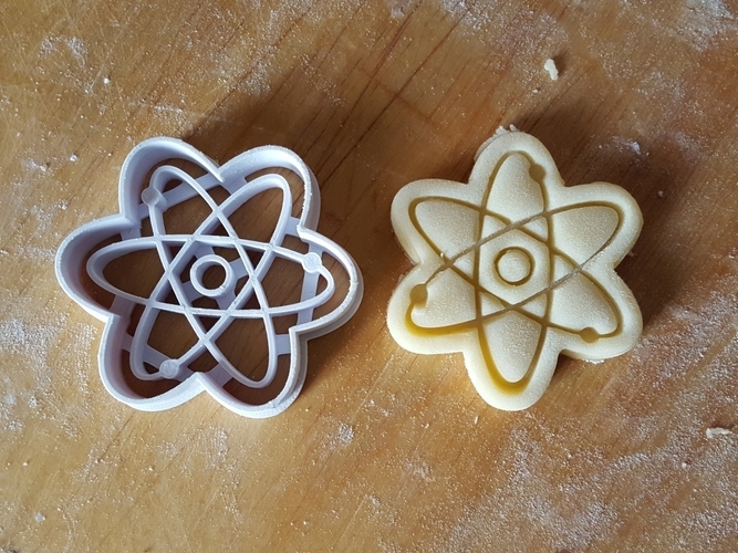 Atom Symbol cookie cutter 3D Print 299696