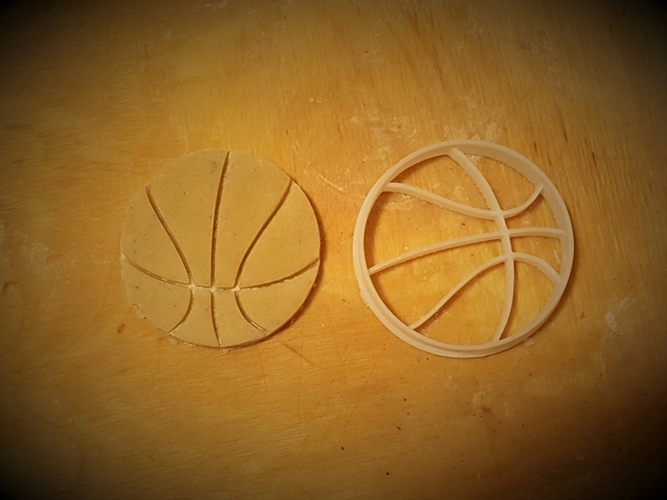 Basketball cookie cutter 3D Print 299700