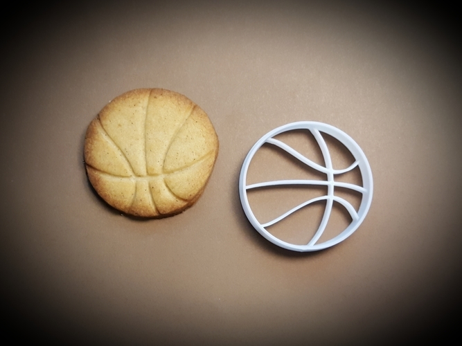 Basketball cookie cutter 3D Print 299701