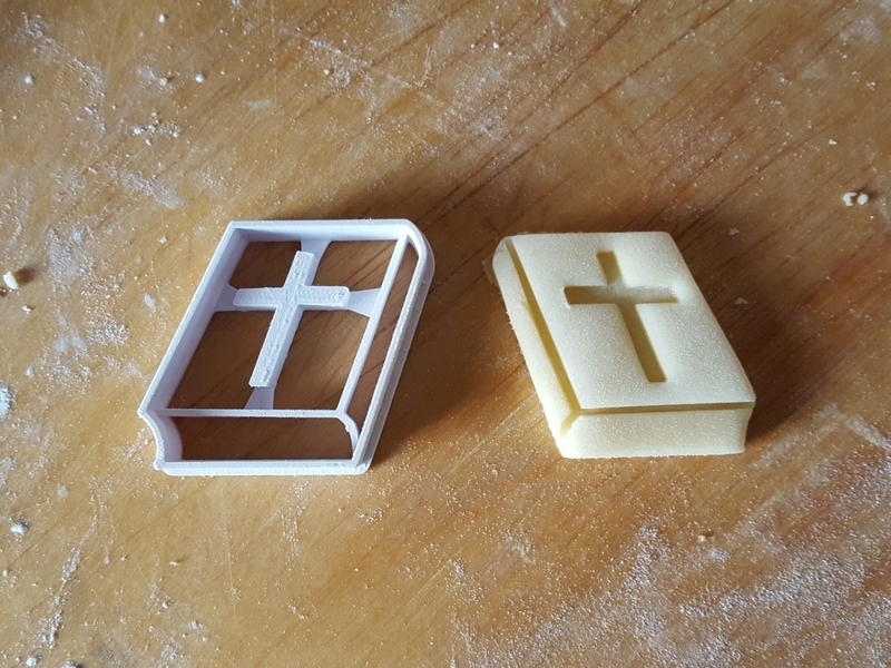 Bible cookie cutter