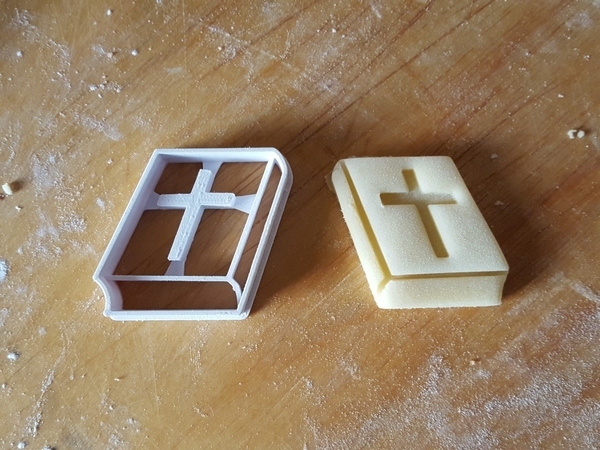 Bible cookie cutter
