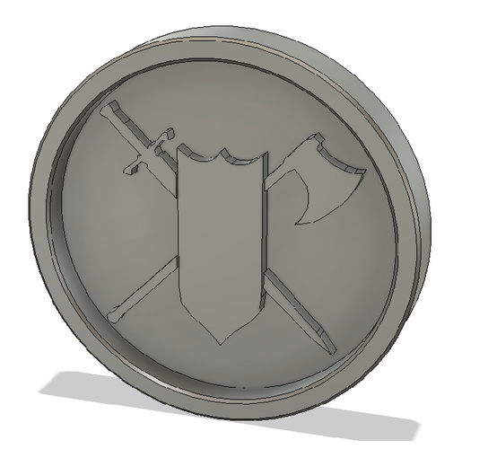 DND Class tokens for 1in battle grid