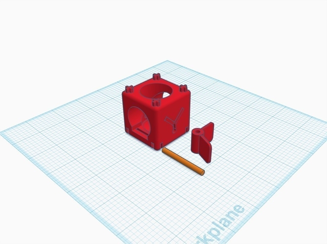 QM Marble Run - Switch Cube 3D Print 299904