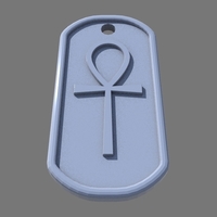 ankh dog tag - Thumbnail 2