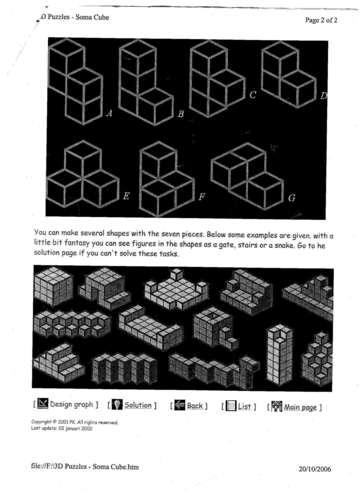 Soma Cube 3D Print 299990