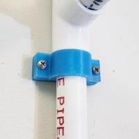 Wall Mount for 3/4 inch PVC pipe - Thumbnail 1