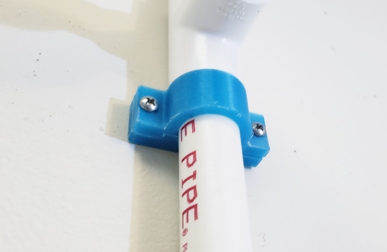 Wall Mount for 3/4 inch PVC pipe