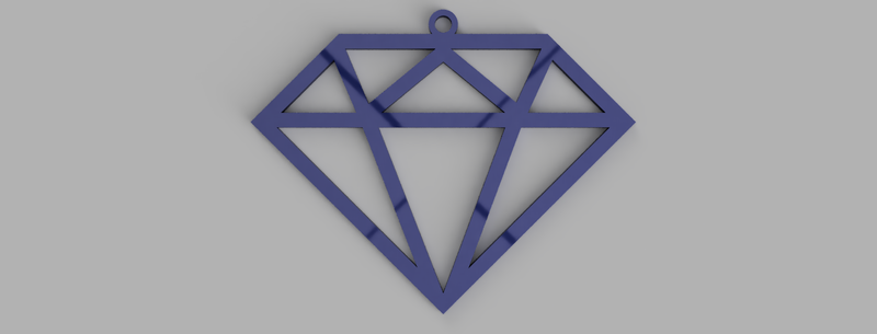 DIAMOND KEYCHAIN, NECKLACE