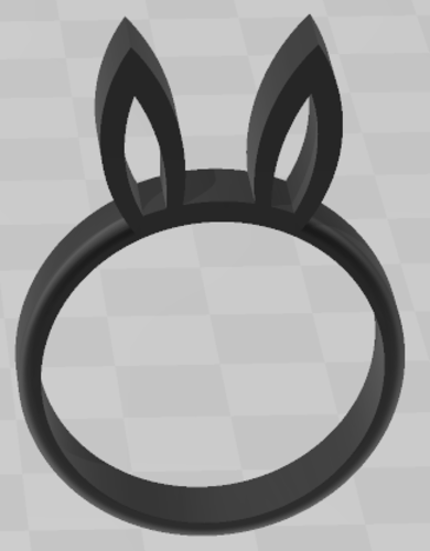 Rabbit ring 3D Print 300124
