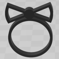 Small Mesh ring 3D Printing 300125