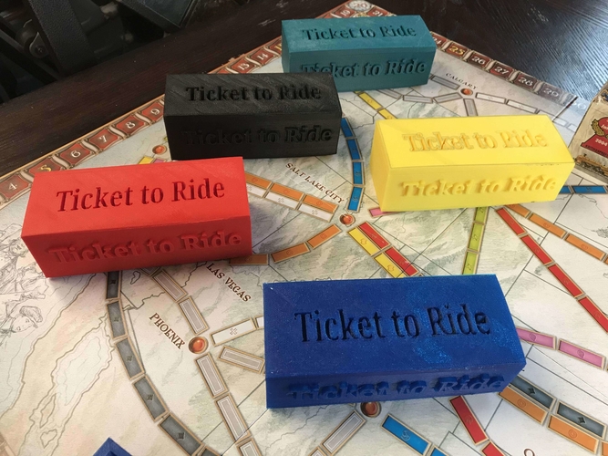 Ticket 2 Ride train box 3D Print 300201