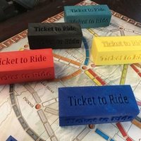 Small Ticket 2 Ride train box 3D Printing 300201