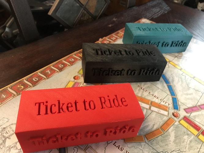 Ticket 2 Ride train box 3D Print 300202