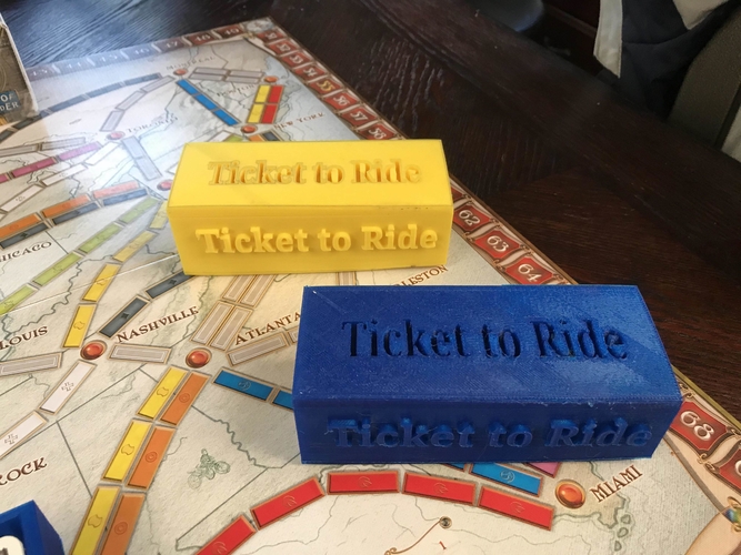 Ticket 2 Ride train box 3D Print 300203